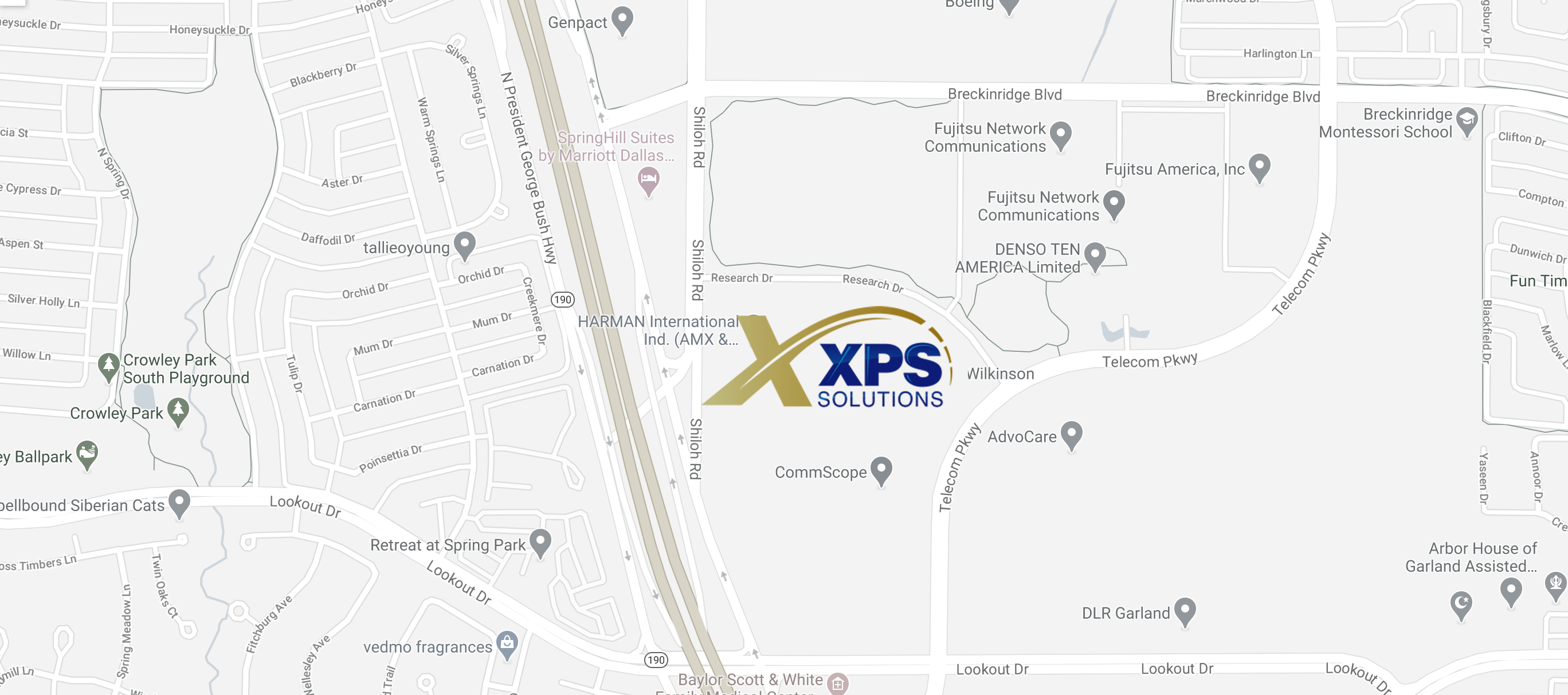 XPS map
